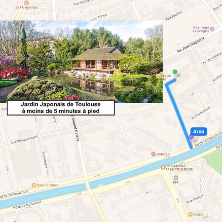 Le Saint Eloi - Studio Avec Parking Toulouse Centre Apartment ภายนอก รูปภาพ