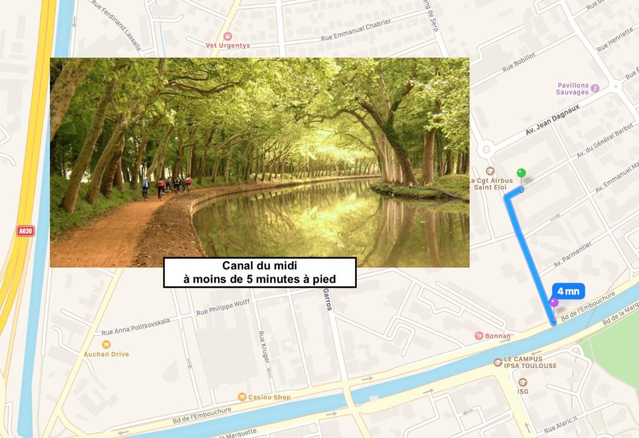 Le Saint Eloi - Studio Avec Parking Toulouse Centre Apartment ภายนอก รูปภาพ